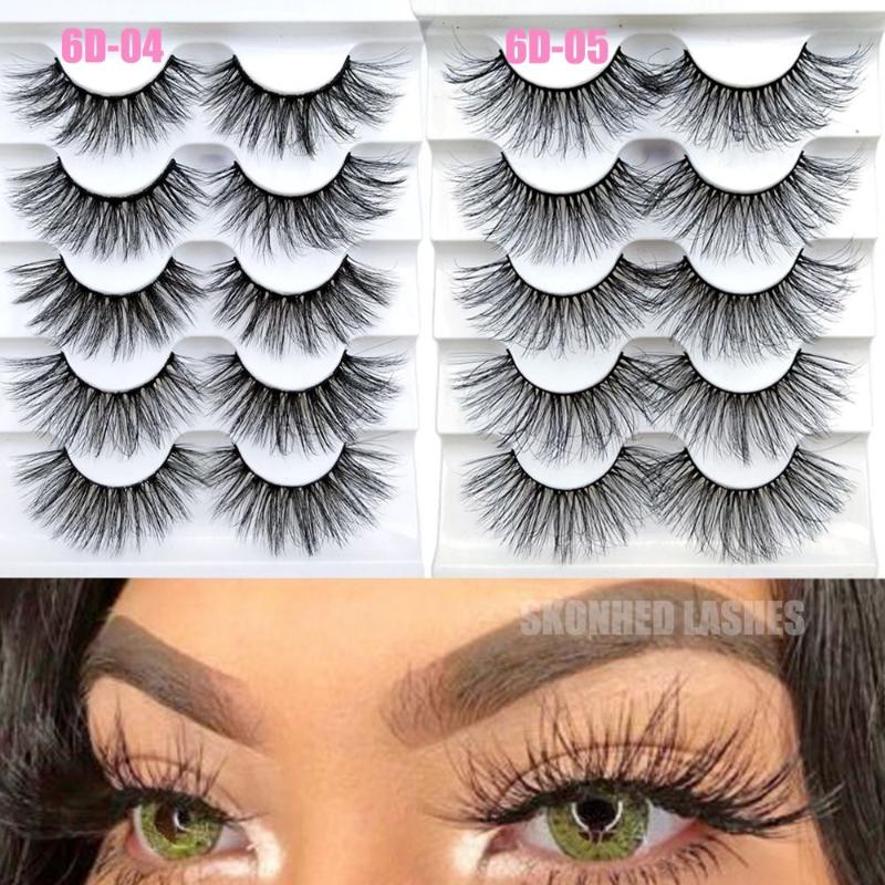 

False Eyelashes Pairs Woman' Fashion Cruelty-free Handmade Wispies Long Fluffy Eye Lash Extension Natural LashesFalse
