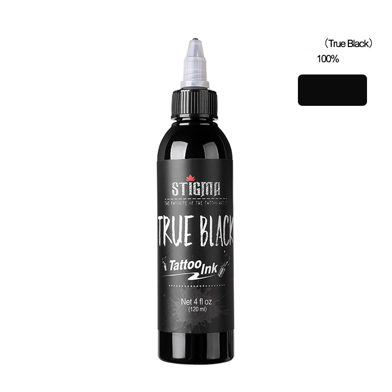 

Stigma Black Color 120ML/Bottle Professional Tattoo Pigment Ink Permanent Tattoo Painting Supply for Body Beauty Art