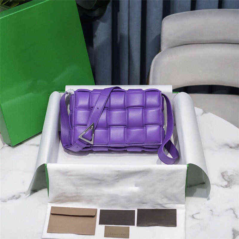 

Designer Bottegas Venetas Bags Cassettes Luxury Shoulder Crossbody Raisin Padded Cassettes Small 7A Quality Size 26188cm