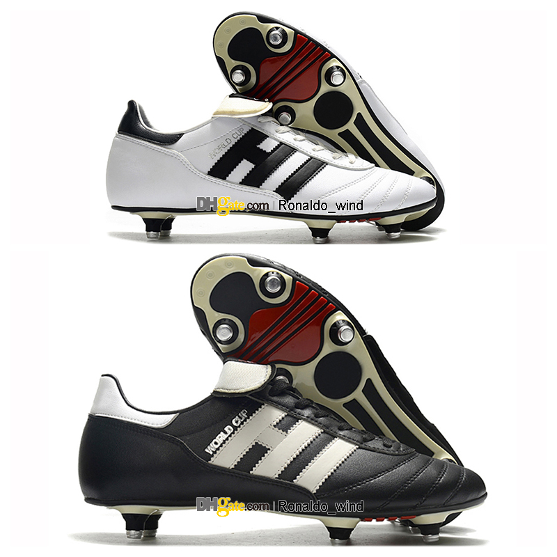 

GIFT BAG Mens High Quality Football Boots Copa World Cup SG Firm Ground Cleats Classic Retro Soccer Shoes Tops Outdoor Trainers Botas De Futbol, Color 1