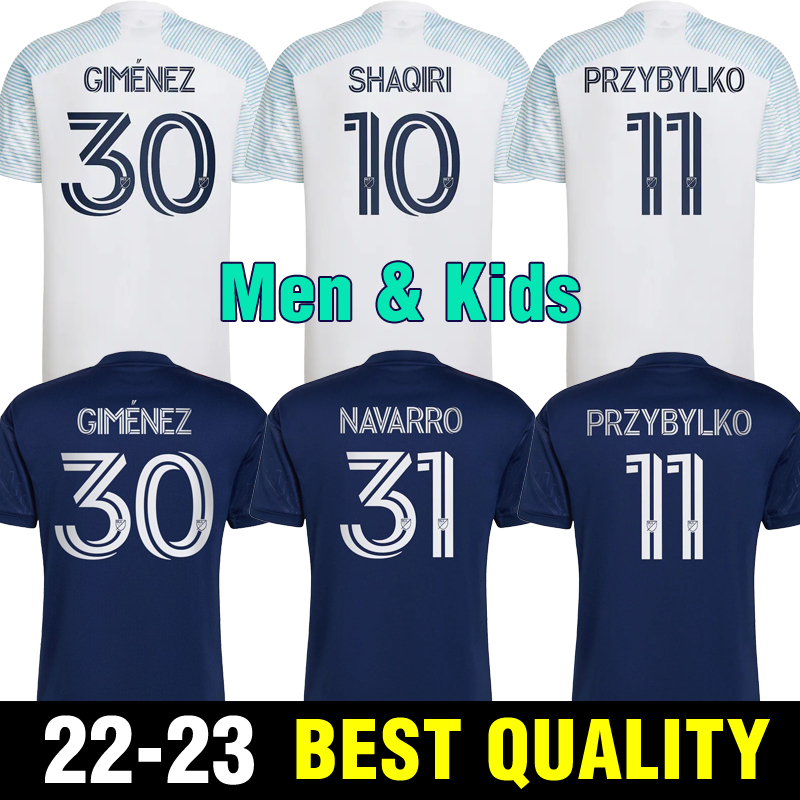 

2022 2023 Chicago mls Fire soccer jerseys Gimenez 30 22 23 GIMENEZ NAVARRO 31 PRZYBYLKO 11 SLONIN SHAQIRI jersey football shirts fan version