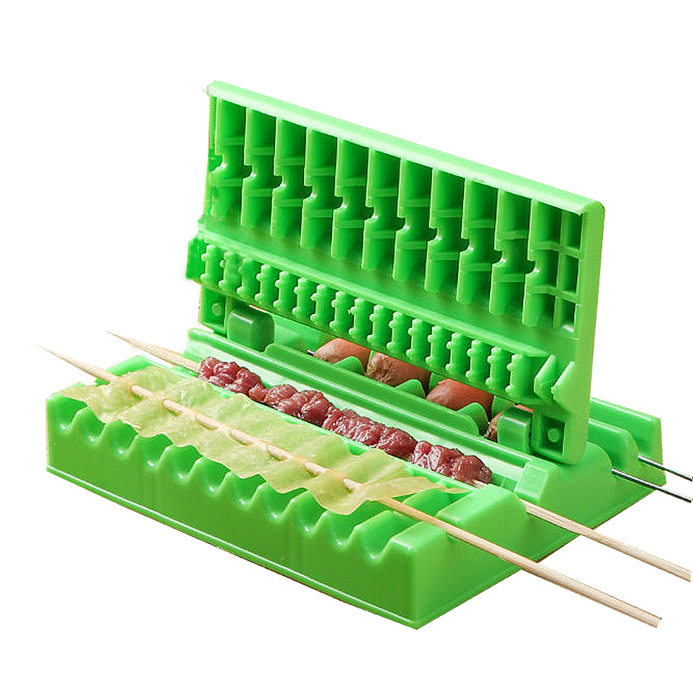 BBQ Tools Multifunctional Kebab Portable Outdoor Quickly Meat Skewer Box Gadget