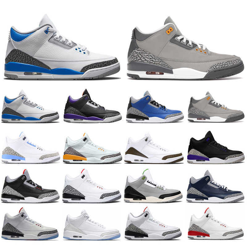 

Top OG 3s Basketball Shoes 3 Racer Blue Cool Grey Court Purple Varsity Royal Hall Of Fame mens trainers sport sneakers JORDÁN, Tinker oregon ducks