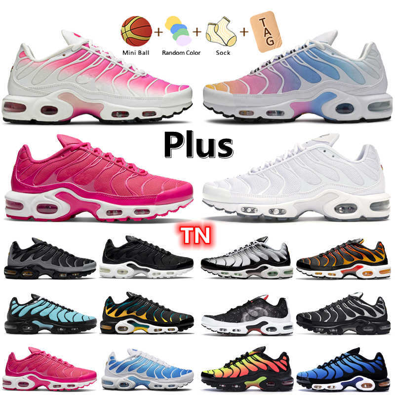 

2022 Tn Plus Running Shoes Men Women Tennis Ball University Blue Triple Black Coquettish Purple Yolk Bubblegum Cherry Tns Mens Trainers, Pewter