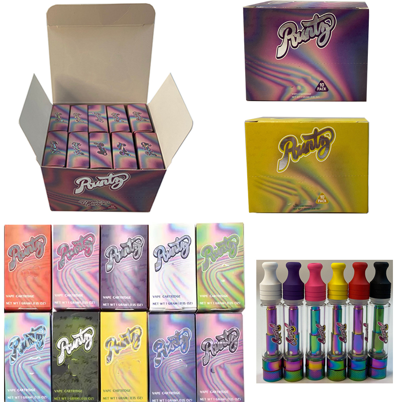 

Runtz Atomizer Vape Cartridges Packaging 1ml Empty carts Ceramic Coil Atomizers Thick Oil Vaporizer Dab Pen Vapes 510 Thread Carts