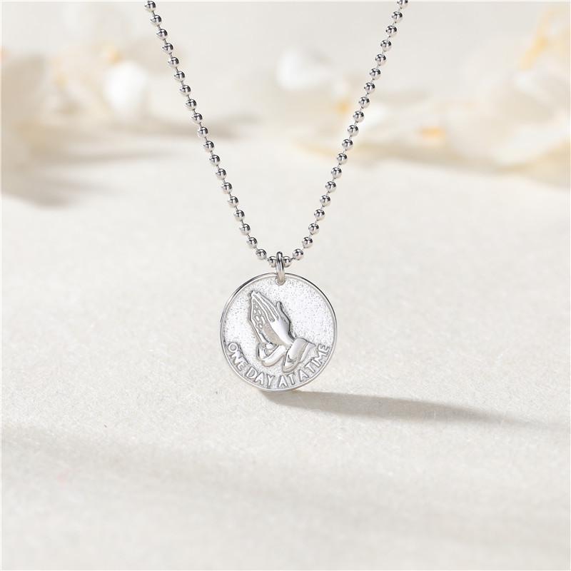 

Chains Praying Necklace Sterling Silver Necklaces 925 For Women NecklaceChains