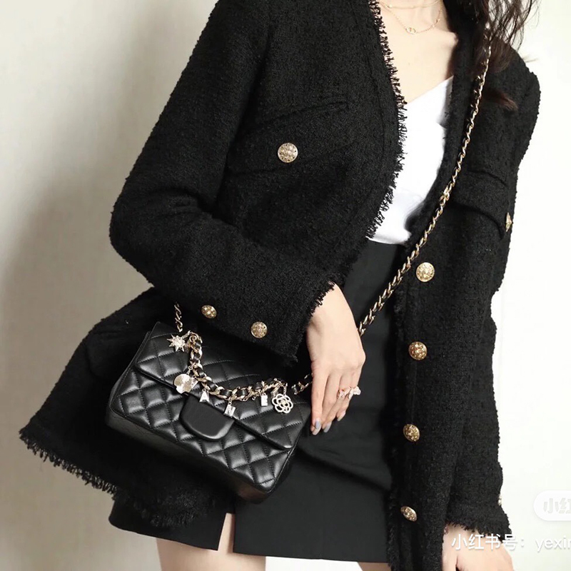 

Designer Bags Chain Flap Quilted Bag Women Bags Crossbody Handbags Purses Tote Lady Clutch Card Holder C Family-2326 Have a box