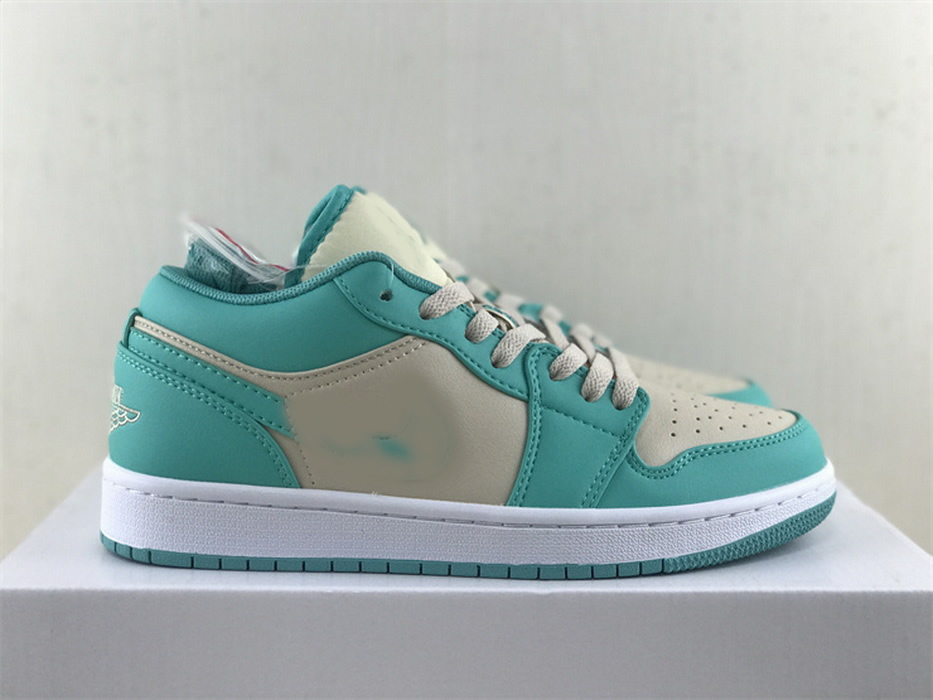 

2022 Jumpman 1 Men Basketball Shoes 1s Low OG Teal Green Beige Designer Womens Sports Sneakers Sanddrift Sail Washed Teal With Original Box, #1