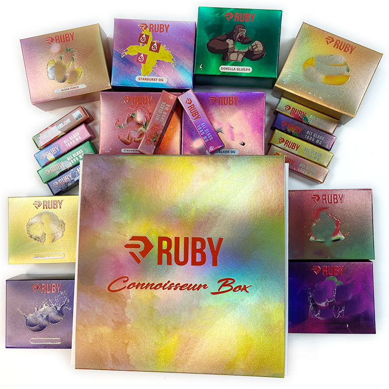 

Mixed 10 Strains Ruby Full Glass Vapes Atomizer 1.0ml Cartridges Empty Ceramic Coil Thick Oil Glass Carts Press On Vaporizer 510 Thread With New packing boxes