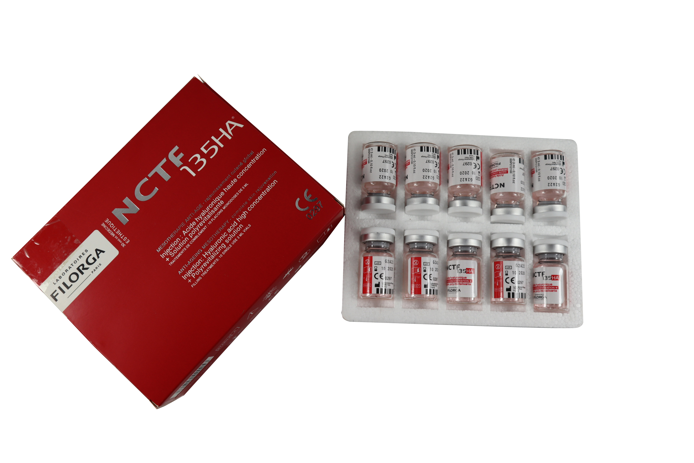 Beauty Items wholesale Fillmeds NCTF 135HA mesotherapy 10 vials x 3ml filorgas in stock sculptra-image-760795257