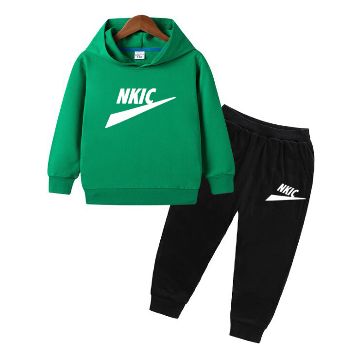 2-8 Years Kids Cotton Jogging Suit Brand Sets Boys Outdoor Running Sports Teenage Clothing Set Baseball Sweatershirt Pants Children Tracksuit-image-759444607