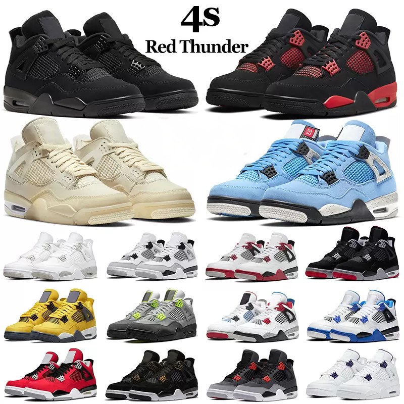 

University Blue 4 4s Mens Basketball Shoes Military Black Cat Thunder Red White Cement Bred Infrared Metallic Purple Taupe Haze Men Sports Women Sneakers Trainer, Bubble column