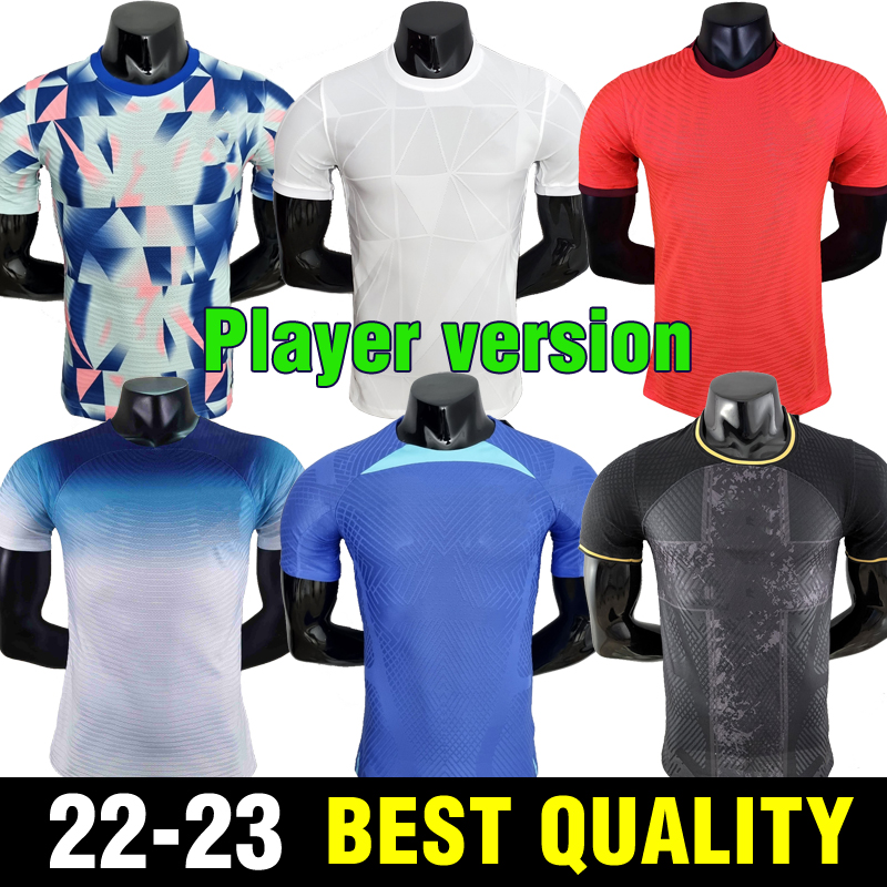 

Player version Britains football soccer jerseys 2022 2023 KANE STERLING RASHFORD MOUNT LINGARD VARDY DELE 22 23 national training shirt