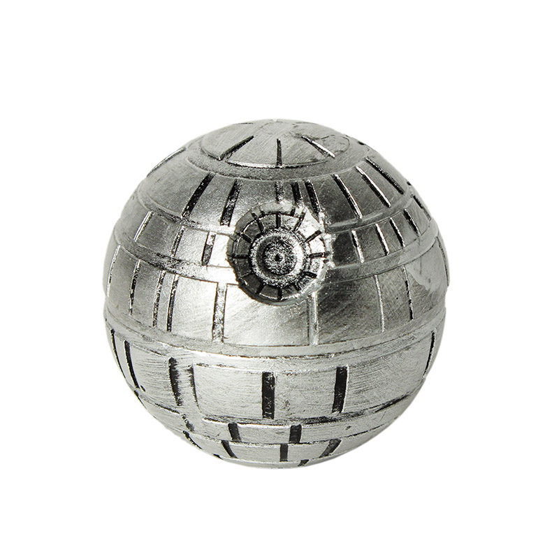 

Ball Design Herb Tobacco Grinder three Pieces Zinc Alloy Smoking Crusher