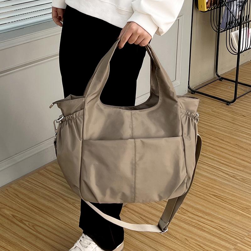 

Evening Bags Messenger Bag Causal Women Shoulder Multi Layer Nylon Pack Female Crossbody Woman Daily Shopping Sac A Main PurseEvening, Black