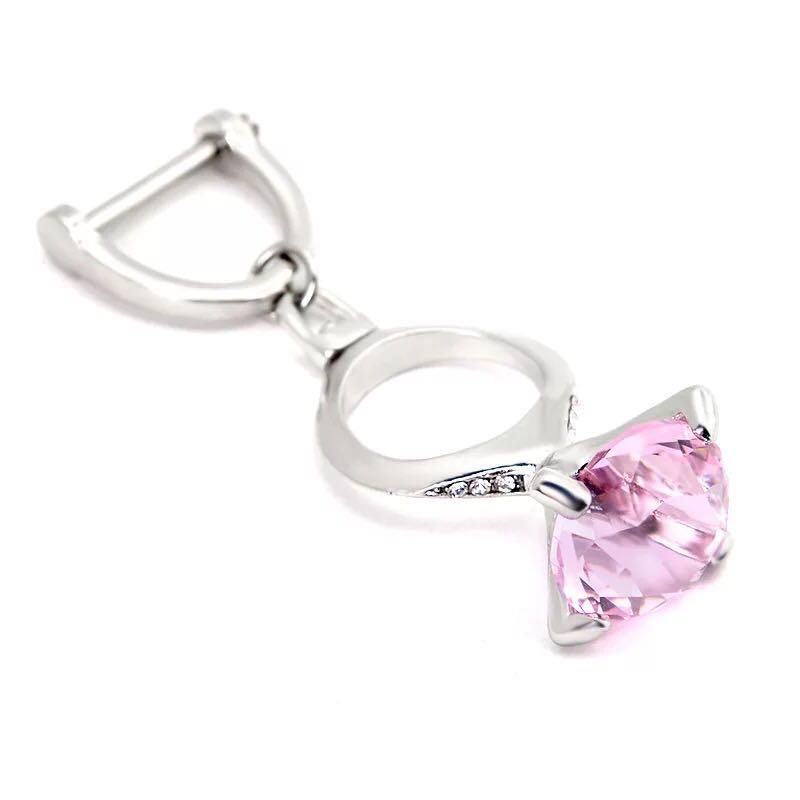 

Keychains Creative Personality Rhinestone Ring Keychain Couple Jewelry Key Car Chain Female Bag Pendant Accessories Charm