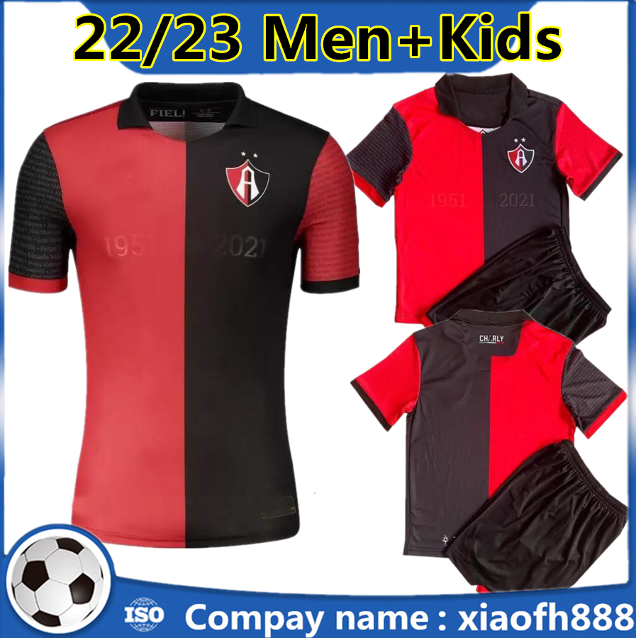 

liga mx 22 23 Atlas FC soccer jersey Commorative Kit home 2022 2023 winning special edition Julián Quiñones Jeremy Márquez Gonzalo Maroni man and kids football shirts, 22/23 home