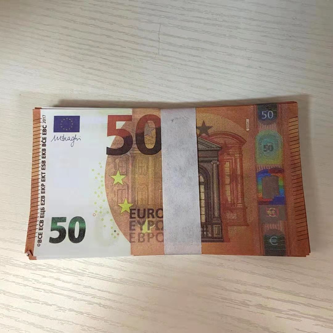 

Fake Token 50 Game Bar Money Banknote Shooting Film And Television Hot-selling Props Simulation Toy Coin Euro Practice Amxcs
