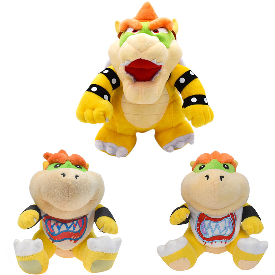 

Koopa Bowser plush stuffed toy kids boy girl christmas gifts 18-25cm, As picture