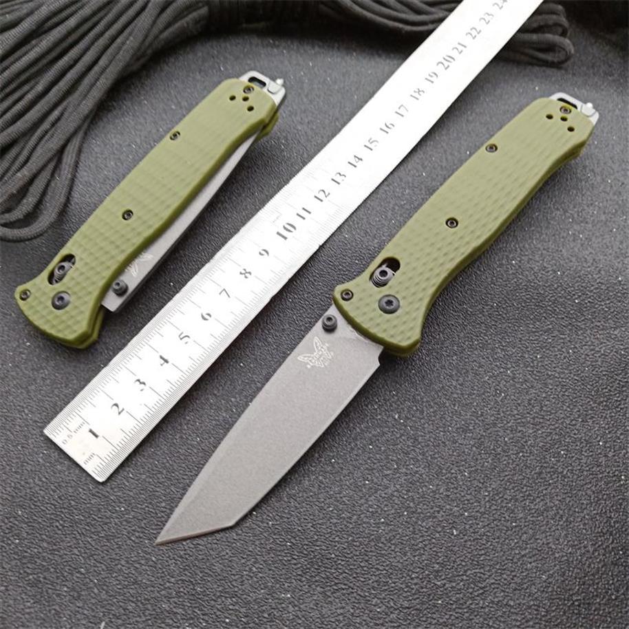 

Benchmade 537GY Bailout EDC Bugout AXIS Folding knife CPM-3v Blade Nylon glass fiber Handle Field survival self-defense knife Camp256r