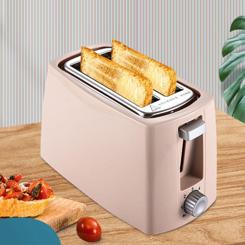 

Bread Makers 220V Electric Household Toaster Machine Multi-function Breakfast Automatic Defrosting Heating Double EU US