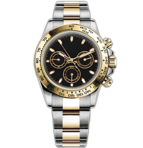 

2022 Mens Watch Ceramic Sapphire Black Gold Green Automatic Mechanical 904L Stainless Steel, 01