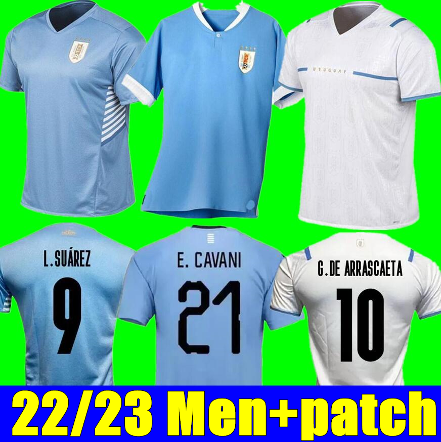 

2022 Uruguay Soccer Jersey Men 22/23 Home .suarez E.cavani Shirt D.GODIN Away National Team Football Uniforms