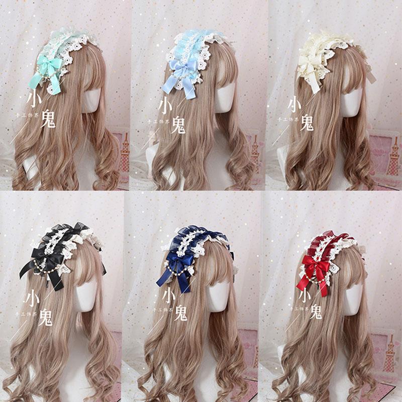 

Other Event & Party Supplies Japanese Soft Girl Hair Band Lace Hairpin Lolita Sweet Kc Bowknot Headband