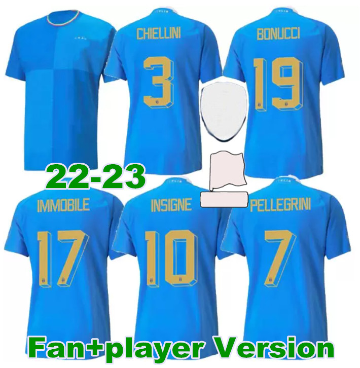 

2022 italia BASTONI soccer jerseys Italie INSIGNE VERRATTI JORGINHO maillots foot IMMOBILE BELOTTI BERARDI CHIESA BARELLA Football shirts player Version fans, 21-22