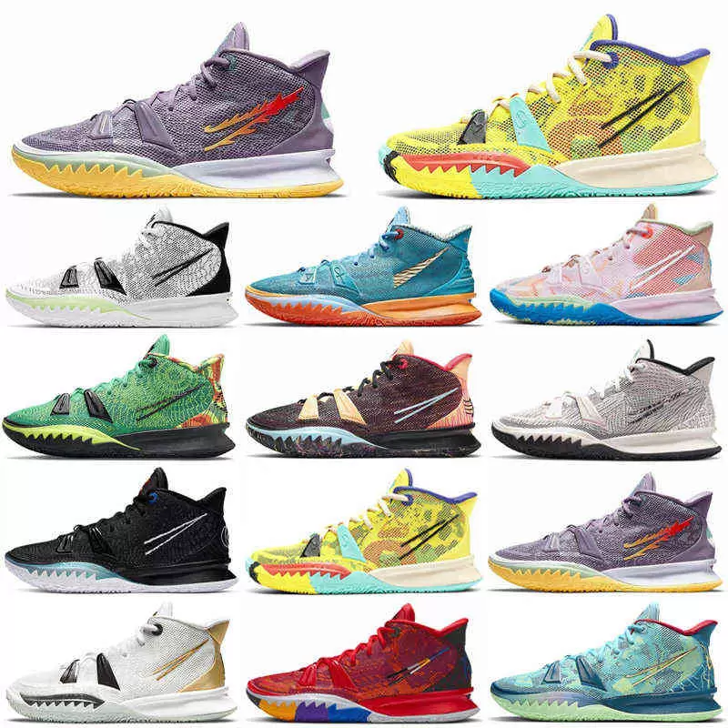 

2022 Chip Copa Grind Kyrie 7 mens basketball shoes Irving 5s sponge sandy Creator Hendrix Horus Rayguns Daybreak squidward trainers Sports, Pay for box