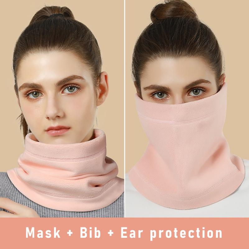 

Bandanas Winter Windproof Hiking Scarves Fleece Tube Bandana Scarf Mask Half Face Cover Women Men Ski Snowboard Neck Warmer Gaiter