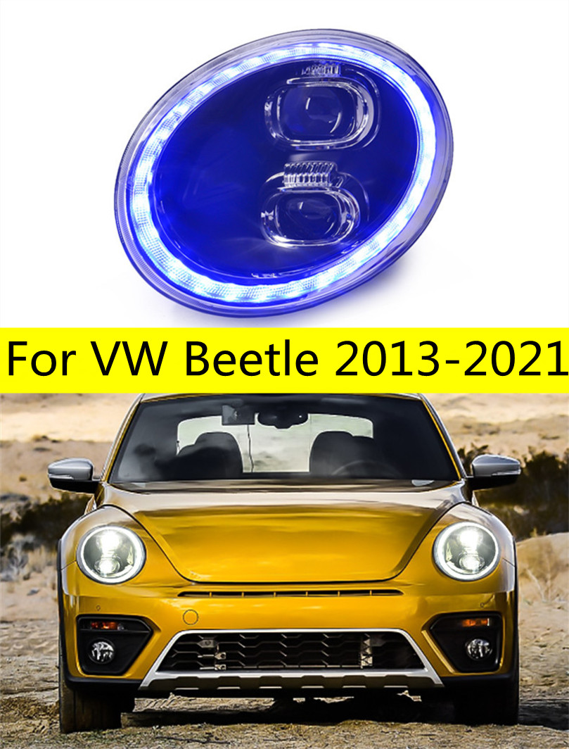 

LED Headlight for VW Beetle 2013-2021 Upgrade LED Daytime Running Light Parts Turn Signal Fog Lamp DRL Projector Lens Accessories