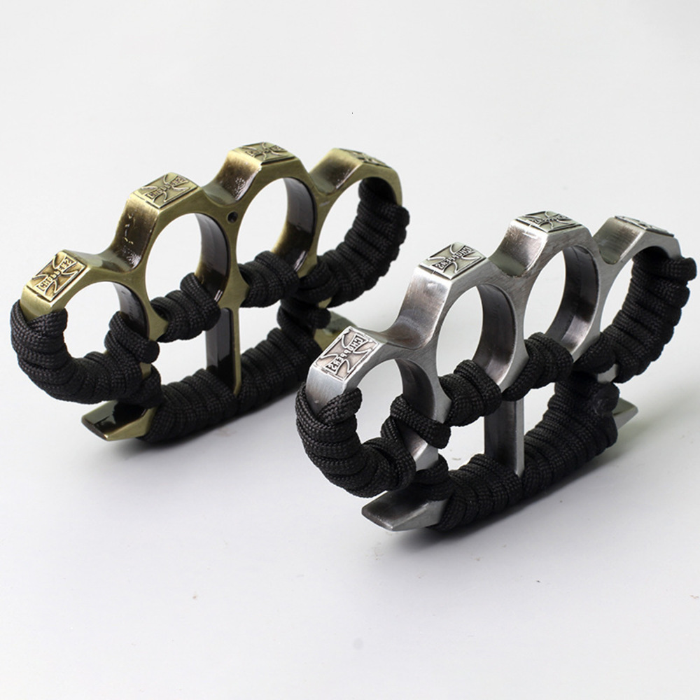 

Finger Hand Tiger Brace Four Fist Set Legal Self Defense Edc Ing Supplies Ring Glass Fiber Buckle 7FHA