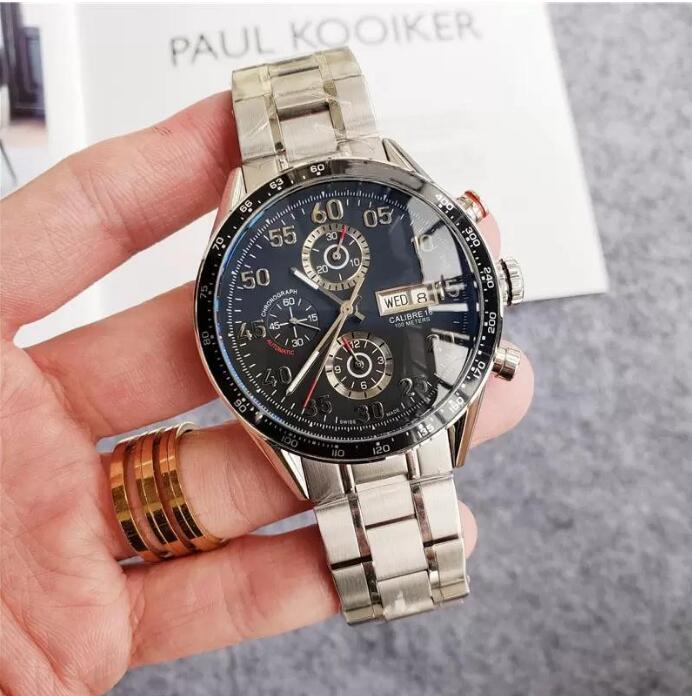 mens watches high-end men's Automatic mechanical watch hot selling business style high quality AAA waterproof boutique steel watchband sapph