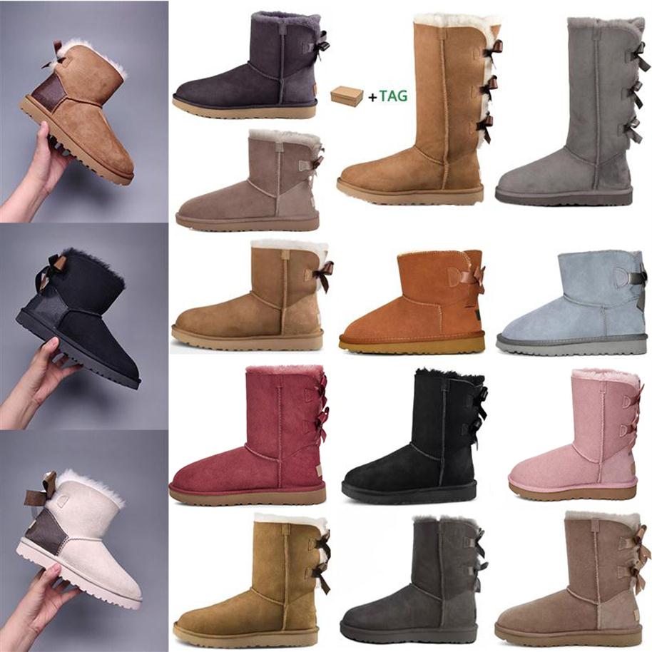 

2021 with box Designer women australia australian boots winter snow fur furry satin boot ankle booties leather womens outdoors Bow253w, I need look other product