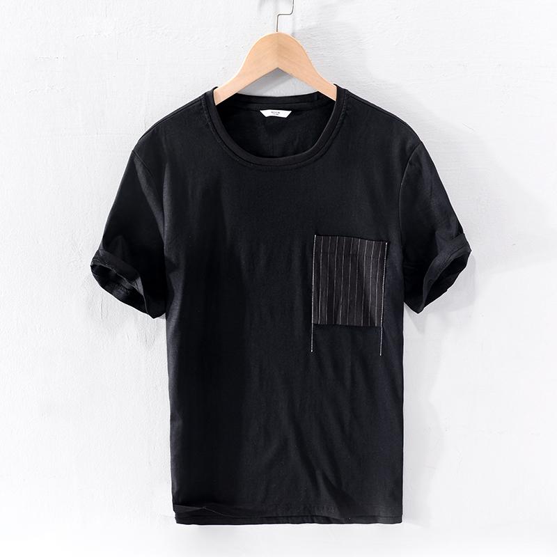 

Men's T-Shirts Suehaiwe's Style Italy Brand Linen T Shirts Men Fashion Casual Shirt For O-neck Tshirt Male Solid Breathable T-shirt Mens, Black