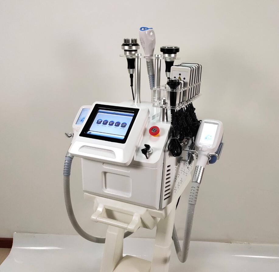 Portable 360 degree 3 Cryo Handles Fat Freezing cryolipolysis machine double chin removal weight Loss Fast with 40k cavitation rf laser
