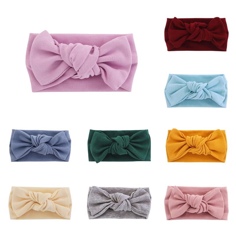 

Hair Accessories Knot Bow Baby Headbands Toddler Headwraps Turban Hats Babes Caps Elastic 2022