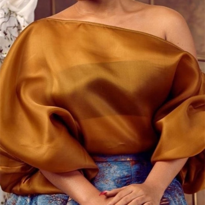 

Women Blouse Off Shoulder Tops Shirt Transparent Long Lantern Sleeve Sexy See Through Spring Summer Fashion Lady Bluas 220407, Blue