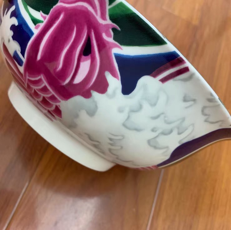 

20 ceramics koi fish bowl Hiking and Camping Household cutlery