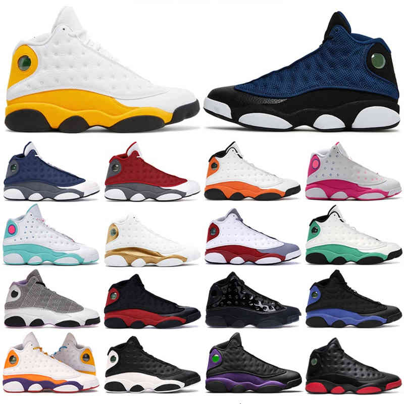 

Jordons Men Basketball Shoes Jumpman 13 Retro Mens Womens Flint 13s Brave Blue Del Sol Houndstooth Reflective Court Purple Sports Sneakers Chaussures, City of flight