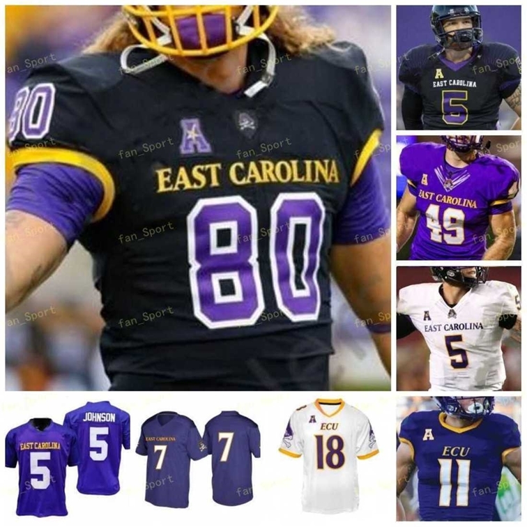 NN1 2022 ECU Football Jersey College Kendall Futrell Chris Johnson Holton Ahlers Demetrius Mauney Johnson Snead Jones