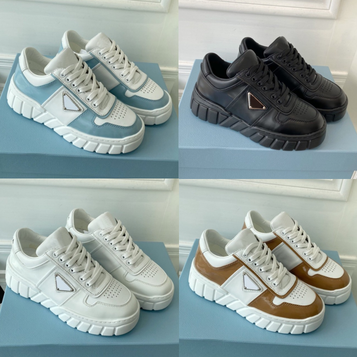 

Men Women Gabardine Casual Shoes Loafers Designer Sneakers Chaussures Brand Wheel Trainers Luxury Calfskin Sneaker Fashion Platform shoes