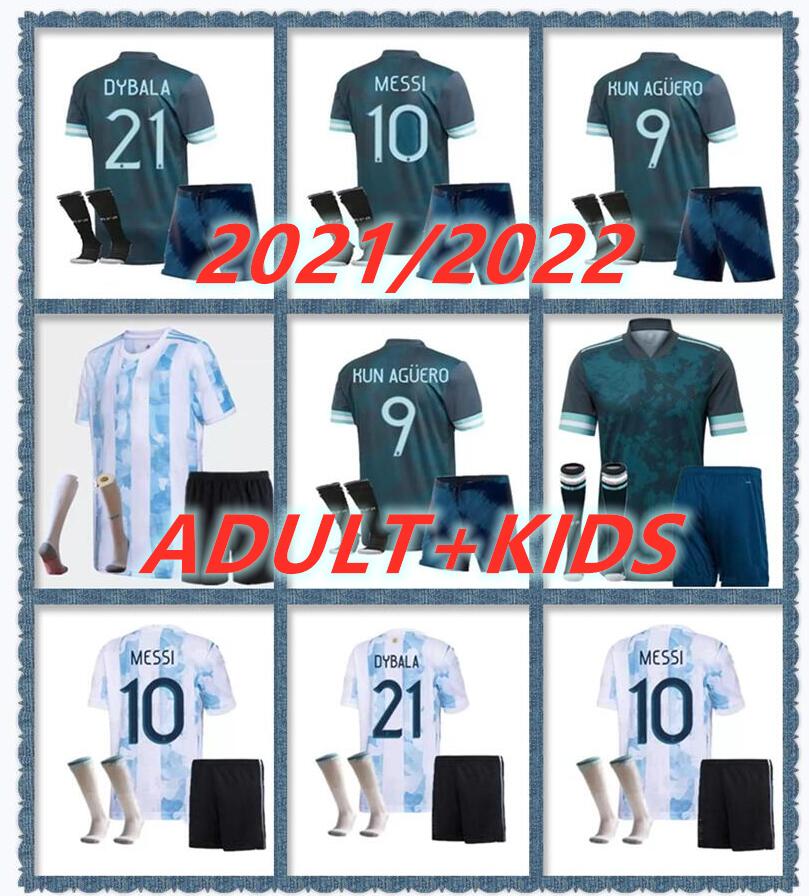 

Argentina soccer Jersey 2021 2022 KUN AGUERO LO CELSO MARTINEZ TAGLIAFICO 20 21 DYBALA Adult men kids Football kit shirt set uniforms socks, Purple