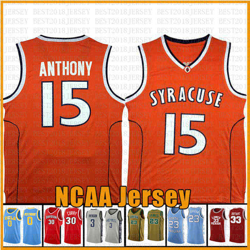 

Orange 12 De'Andre Virginia Cavaliers Hunter Carmelo 15 Anthony Syracuse Basketball jersey NCAA University Rui Gonzaga Bulldogs Hach 5555, Ncaa (daxue)