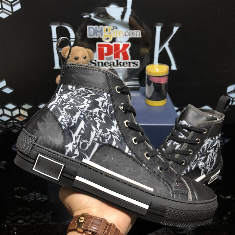 

Top Men B23 Obliques Casual Shoes Womens Technology Outdoor Designer Canvas Sneaker Fashion Platform Shoe Soft Breathable Trainers Mens Black White B22 Sneakers, Color 38