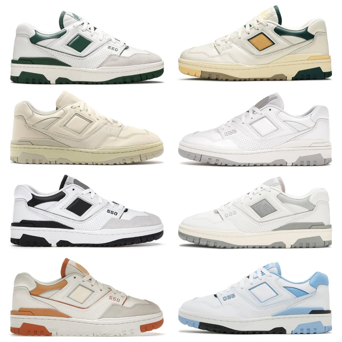 

NEW 550 BB550 B550 Men Women Casual Shoes Sneaker Panda White Red Auralee Sea Salt Burgundy Boston Varsity Gold Black Grey Green UNC Blue mens trainers Sports Sneakers, Bubble package bag