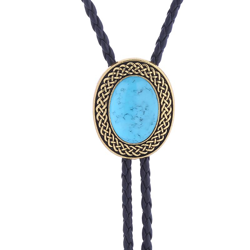 

Bow Ties Celtic Pattern Oval Retro Bolo Tie GoldenBow