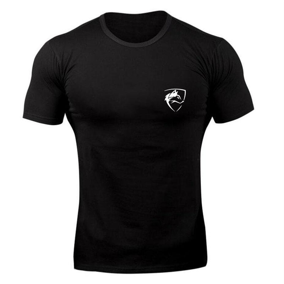 

Lead Brand men T-Shirt Fitness Slim fit Shirts Short sleeve Cotton clothes Fashion Leisure O-Neck ALPHALETE printed Tee302B