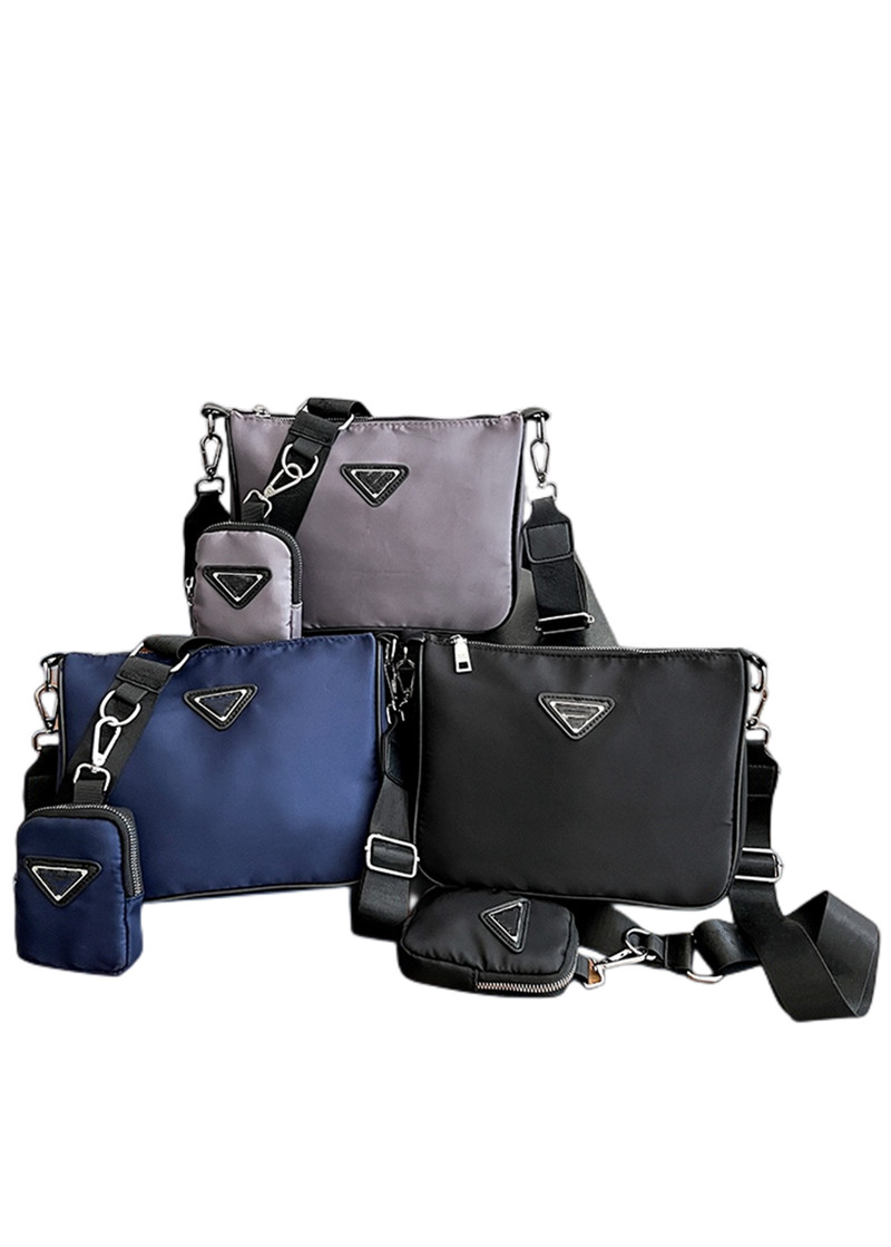 

Designer Nylon handbags bags Purse cross body canvas shoulder bags purses Composite Chest pack Tote messenger bag hobo flap with Coin Purses, Black
